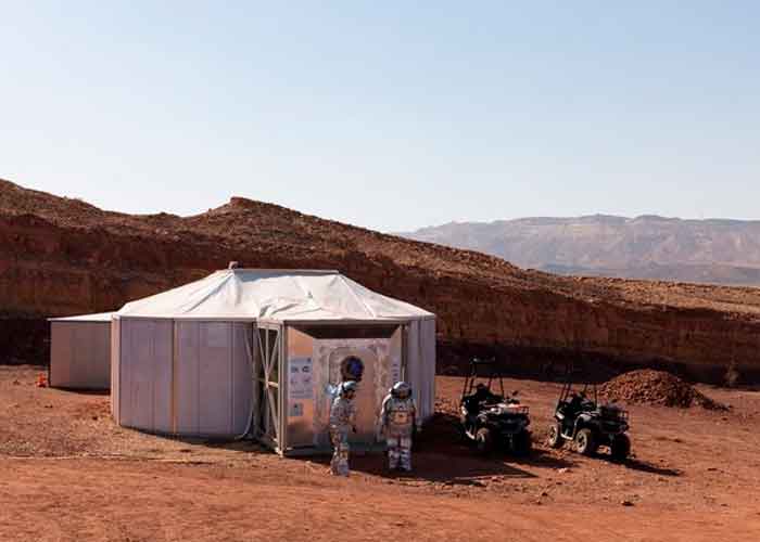 Astronautas simulan "la vida en Marte" en un desierto de Israel 