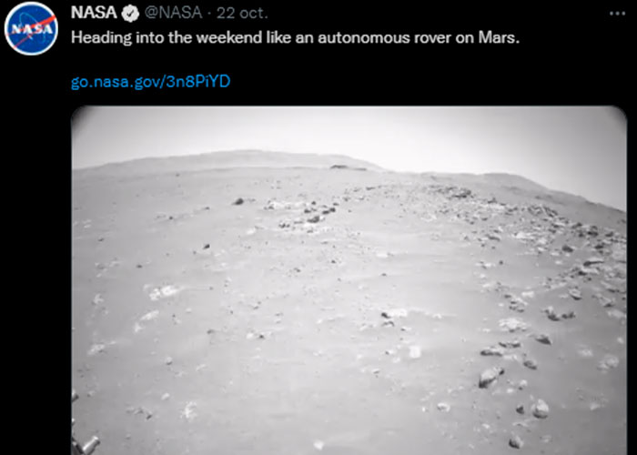 La NASA restablece contacto con el róver Perseverance