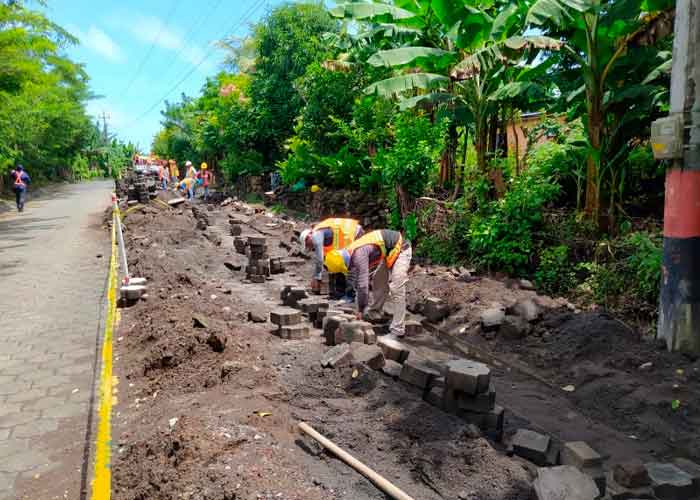 Avanzan obras de agua potable en Altagracia, Isla de Ometepe