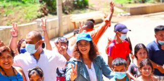 Construyen calle de concreto hidráulico en zona rural de Managua