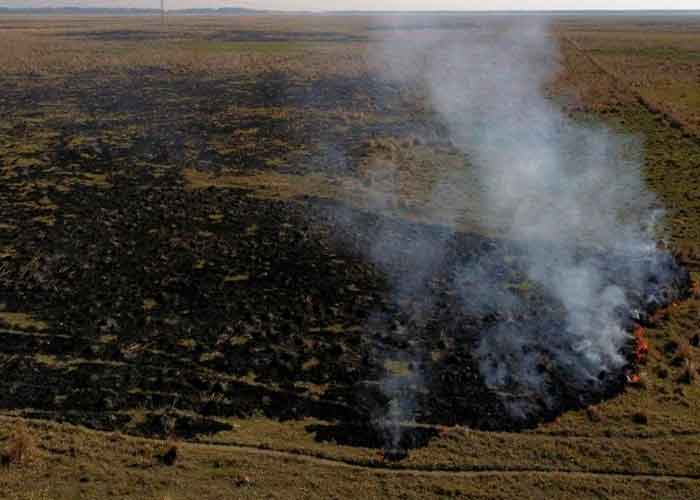 Incendios forestales arrasan miles de hectáreas en Argentina