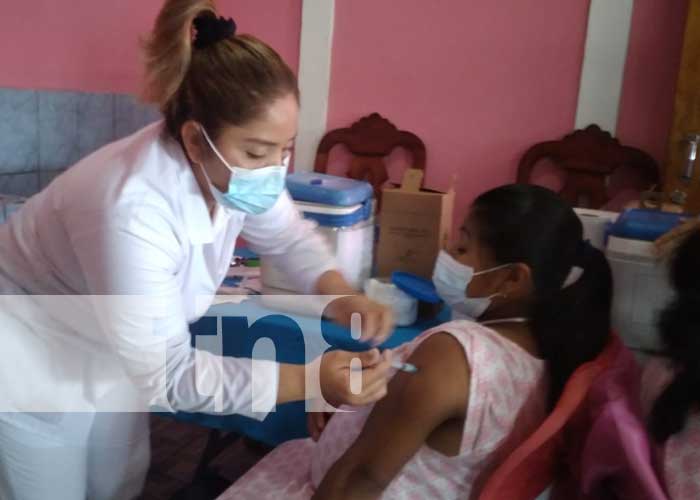 Jornada de aplicación de vacuna a embarazadas en Boaco