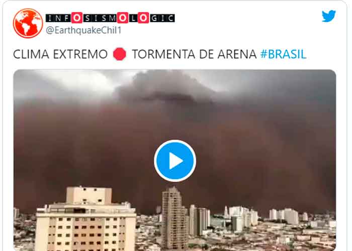 Apocalípticas tormentas de arena se multiplican en Brasil