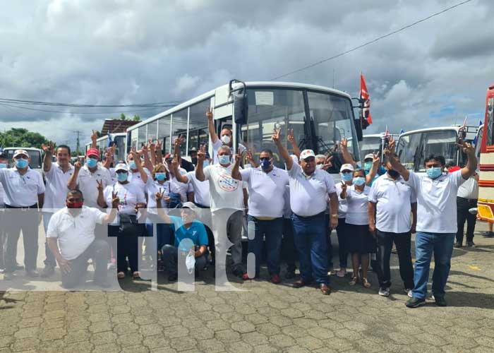 Nuevos buses para la Cooperativa Parrales Vallejos y mejor transporte en Managua