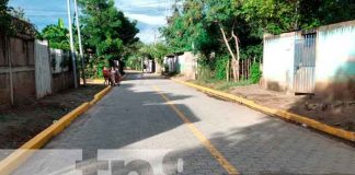 Proyecto de adoquinado en Tipitapa