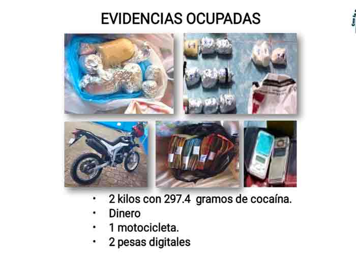 Policía Nacional incauta 2 kilos de cocaína en Juigalpa, Chontales