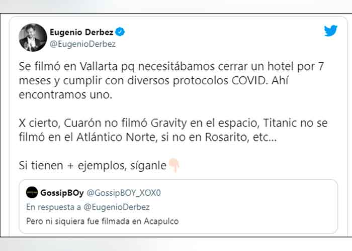 Eugenio Derbez reacciona tras polémica con su estatua en Acapulco