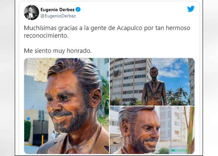 Eugenio Derbez reacciona tras polémica con su estatua en Acapulco
