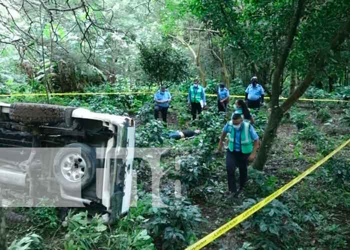 Vuelco de un automóvil deja un muerto en Estelí