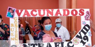 Nicaragua lleva el 45.28% de vacunados contra el COVID-19