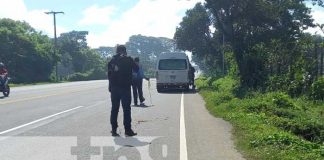 Motociclista sufre fractura por accidente en carretera Panamericana Sur