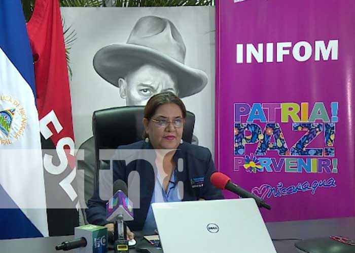 Conferencia de prensa del INIFOM, acerca de proyectos de alcaldías de Nicaragua
