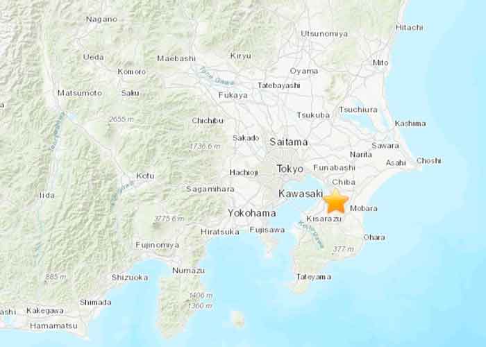 Un terremoto de magnitud 6,1 sacudió la región de Tokio este jueves por la noche 