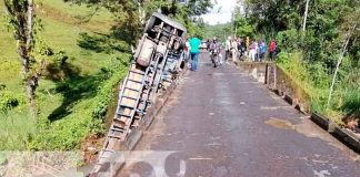 Fuerte accidente de tránsito en Jinotega