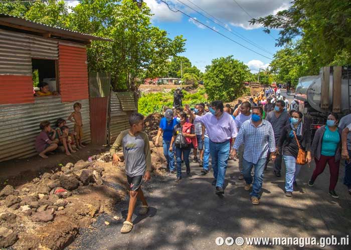 Calles para el Pueblo avanzan 71 por ciento en Managua
