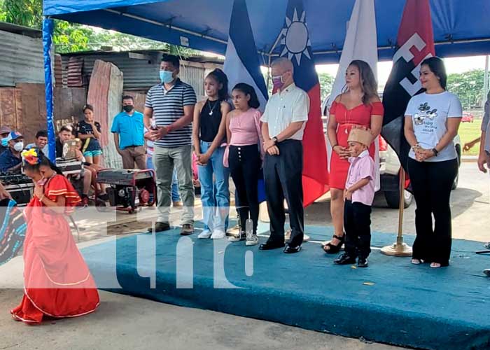 Acto de entrega de vivienda digna en Managua