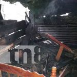 Conato de incendio afecta a una humilde vivienda en Matagalpa