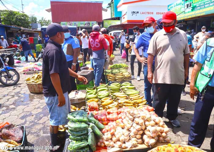 En este mercado en Managua, Nicaragua, encuentra todo en productos lácteos
