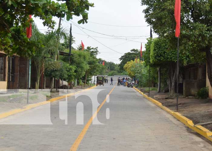 Nuevas calles y adoquinamiento en Nagarote, León