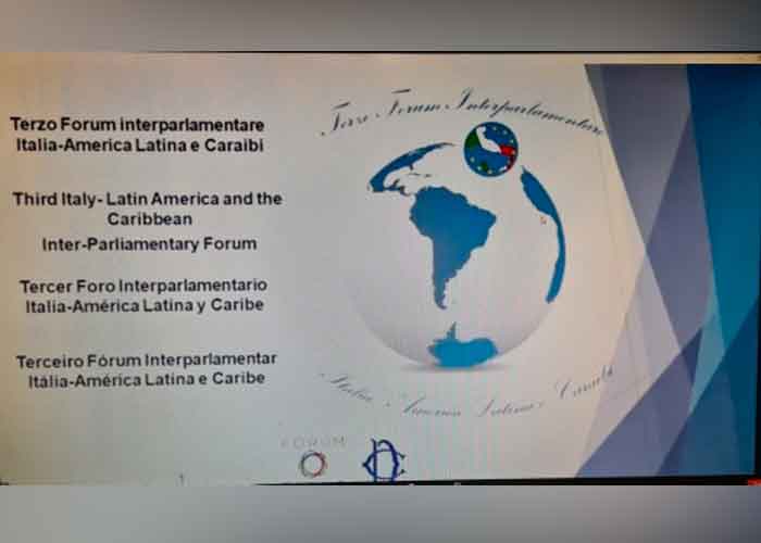 Nicaragua participa en III foro interparlamentario entre Italia- América Latina y el Caribe