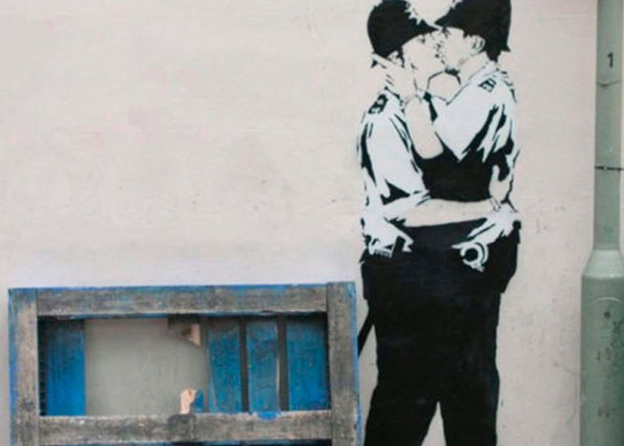 Obra popular y controvertida de Banksy