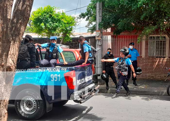 Operativo policial en Managua para captura de un delincuente