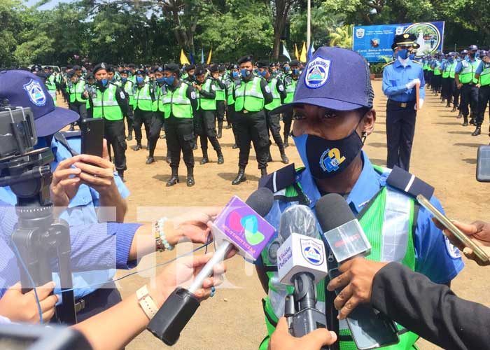 Estructura policial de Nicaragua consolidada con más de 1 mil 48 nuevos elementos