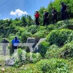 Lugar de rescate de una anciana en Managua