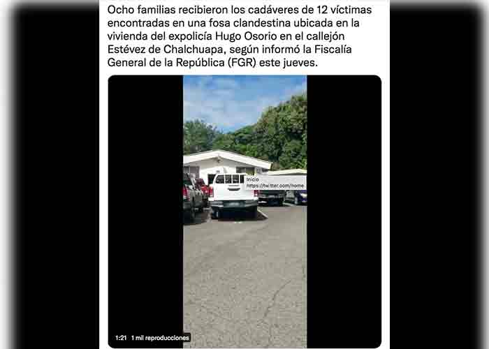 Entregan restos de 12 personas asesinadas por un expolicía en El Salvador