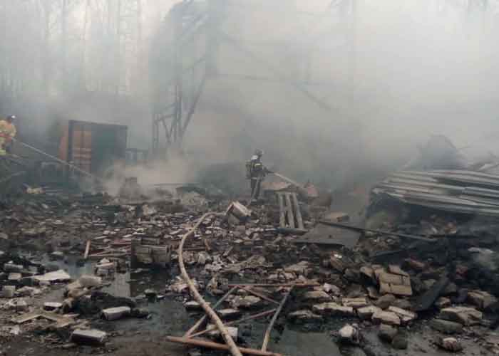 Al menos 16 muertos tras explosión en una fábrica de pólvora en Rusia