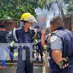 Incendio que afectó tres viviendas en el barrio San Judas