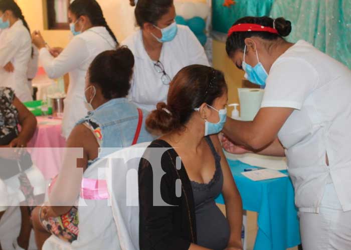 Jornada de vacunación a embarazadas en Bluefields