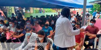 Efectiva vacunación a jóvenes y embarazadas en Managua