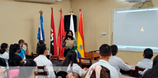 Inicio del encuentro en la UNAN- Managua