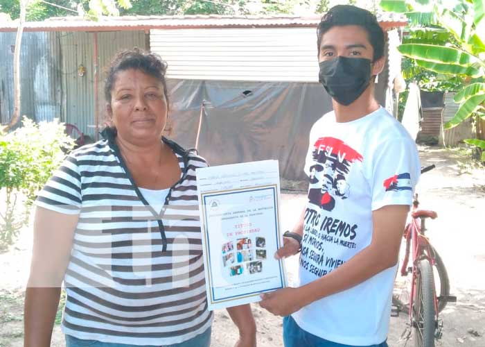 PGR entrega títulos de propiedad en comunidades deNicaragua