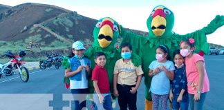 Realizan festival ambiental en el Parque Nacional Volcán Masaya