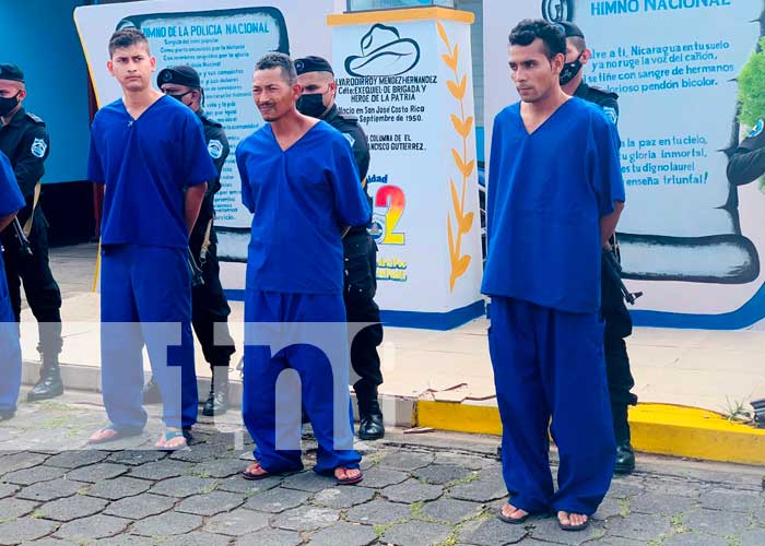 Policía Nacional detiene a varios delincuentes en Rivas