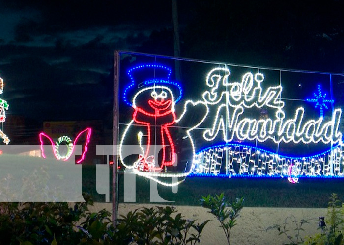Managua ya se iluminó con el ambiente navideño