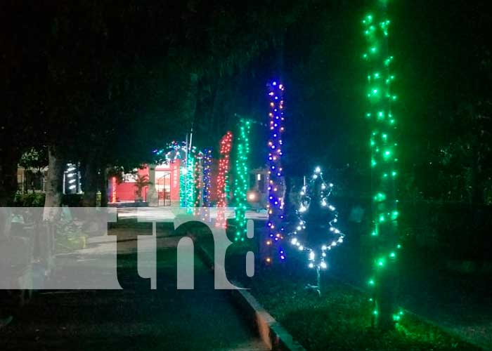 Encienden luces navideñas en Ocotal, Nueva Segovia