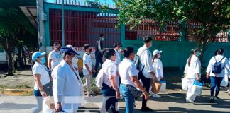 MINSA realiza jornada de vacunación contra el COVID-19 en Managua