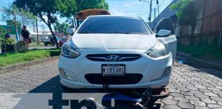 Managua: Anciano termina bajo las llantas de un carro con su bicicleta