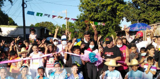 Inauguran calles nuevas en barrio de Managua