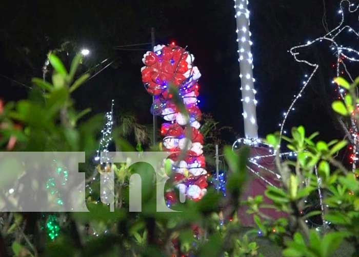 Encienden luces navideñas en Ocotal, Nueva Segovia