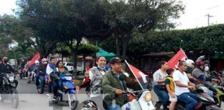 Caravana masiva en Estelí