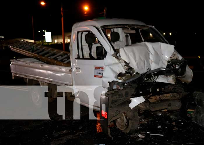 Accidente de tránsito en la Carretera León-Telica
