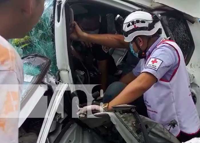 Fuerte accidente de tránsito en Estelí