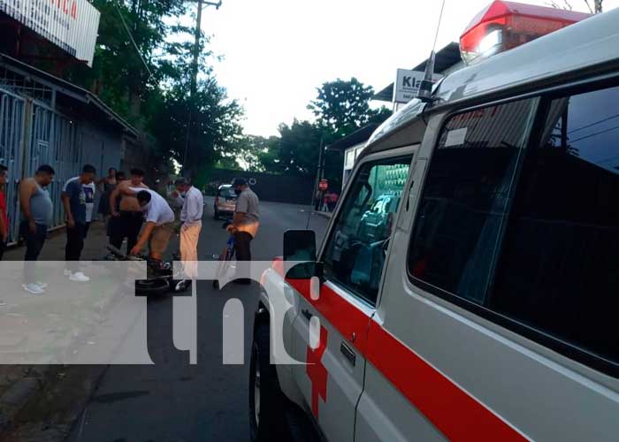 Accidente de tránsito en Managua, Nicaragua