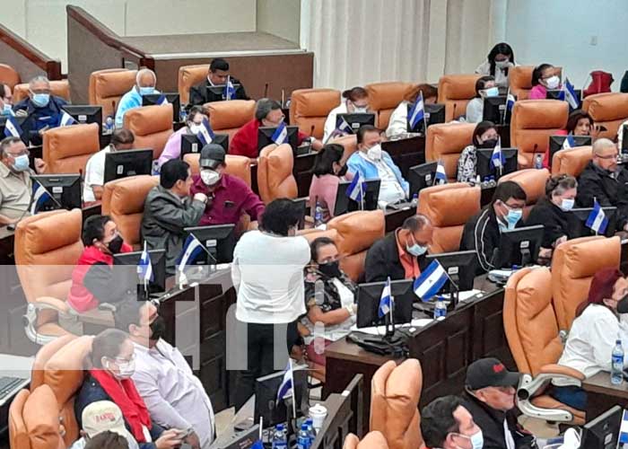 Sesión de la Asamblea Nacional de Nicaragua