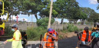 Barrio Laureles Sur en Managua estrena calles nuevas