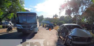 Accidente en Managua